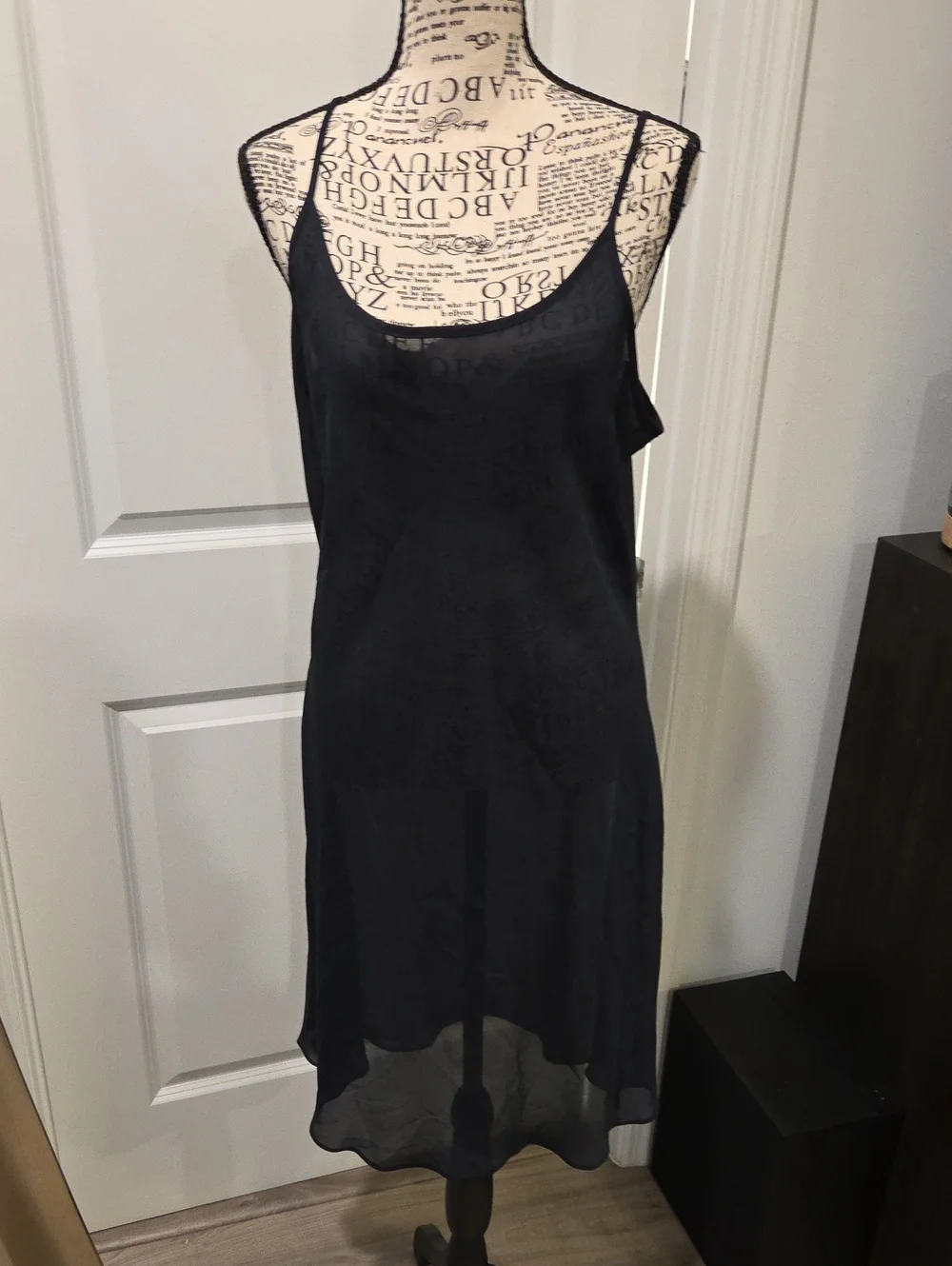 Lauren Ralph Lauren 100% Linen Navy Long Sleeve Shirt Dress Size L! - Picture 3 of 13